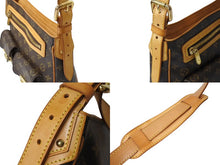 Load image into Gallery viewer, LOUIS VUITTON ルイヴィトン モノグラム ハドソンGM ショルダーバッグ M40045 ブラウン ゴールド金具 美品 中古 66051