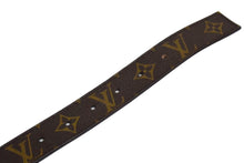 Load image into Gallery viewer, LOUIS VUITTON ルイヴィトン サンチュール LV カット ベルト ブラウン モノグラムキャンバス サイズ75/30 M6887 ゴールド金具 美品 中古 66067