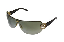 Load image into Gallery viewer, GUCCI グッチ サングラス サイズ74□01 105 ラインストーン GG 4224/S RH3CC グラデーション ブラウン GGロゴ 美品 中古 66068