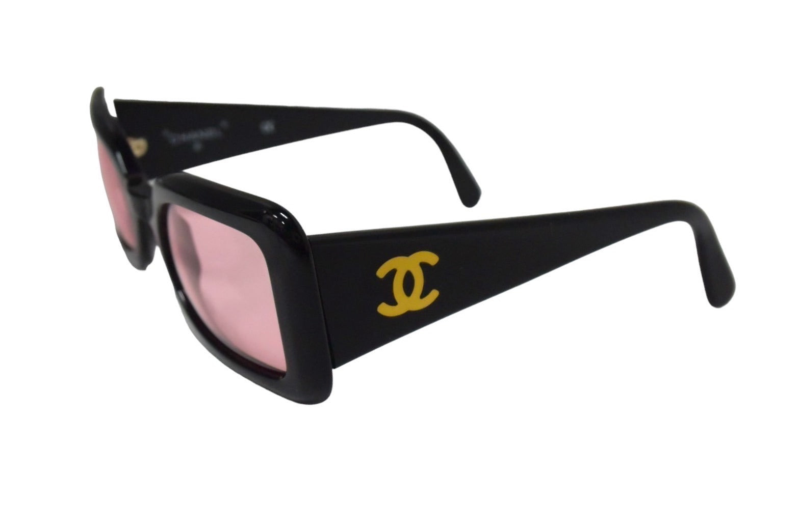 CHANEL シャネル ココマーク サングラス ブラック パープル アイウェア 眼鏡 ロゴ 05977 ゴールド金具 美品 中古 66070 –  Casanova Vintage