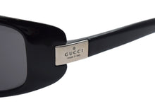 Load image into Gallery viewer, 極美品 GUCCI グッチ スクエア サングラス ブラック 黒 アイウェア 小物 眼鏡 ロゴ 55☐17 GG1188 シルバー金具 中古 66075