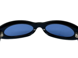Chanel サングラス 青色 レンズ ケース付き CHANEL 青 サングラス ケース付き シャネル CHANEL ブルーサングラス
