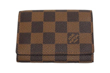 Load image into Gallery viewer, 極美品 LOUIS VUITTON ルイヴィトン アンヴェロップ カルト ドゥ ヴィジット カードケース N62920 ダミエ ブラウン 中古 66077