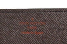 Load image into Gallery viewer, 極美品 LOUIS VUITTON ルイヴィトン アンヴェロップ カルト ドゥ ヴィジット カードケース N62920 ダミエ ブラウン 中古 66077