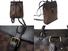 Load image into Gallery viewer, 極美品 LOUIS VUITTON ルイヴィトン リュック デイパック N51132 ダミエ ソーホー ブラウン ゴールド金具 中古 4c066080