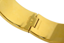 Load image into Gallery viewer, 極美品 HERMES エルメス クリクラックPM ブレスレット バングル ゴールド金具 メタル 中古 66088