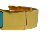 Load image into Gallery viewer, 極美品 HERMES エルメス クリクラックPM ブレスレット バングル ゴールド金具 メタル 中古 66088