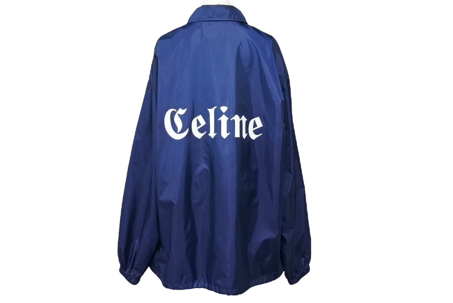 CELINE セリーヌ バイエディスリマン バックロゴロングコーチジャケットブルゾン 2W864495M サイズ52 ネイビー 美品 中古 66094  – Casanova Vintage