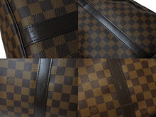 画像をギャラリービューアに読み込む, 極美品 LOUIS VUITTON ルイヴィトン ボストンバッグ キーポルバンドリエール 55 ダミエキャンバス ブラウン N41414 中古 66098