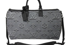 画像をギャラリービューアに読み込む, 新品同様 LOUIS VUITTON ルイヴィトン キーポルバンドリエールリバーシブル50 M44939 ボストンバッグ グレー 中古 66100