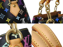 Load image into Gallery viewer, 極美品 LOUISVUITTON ルイヴィトン オードラ ハンドバッグ M40048 ブラック マルチカラー ゴールド金具 中古 66102