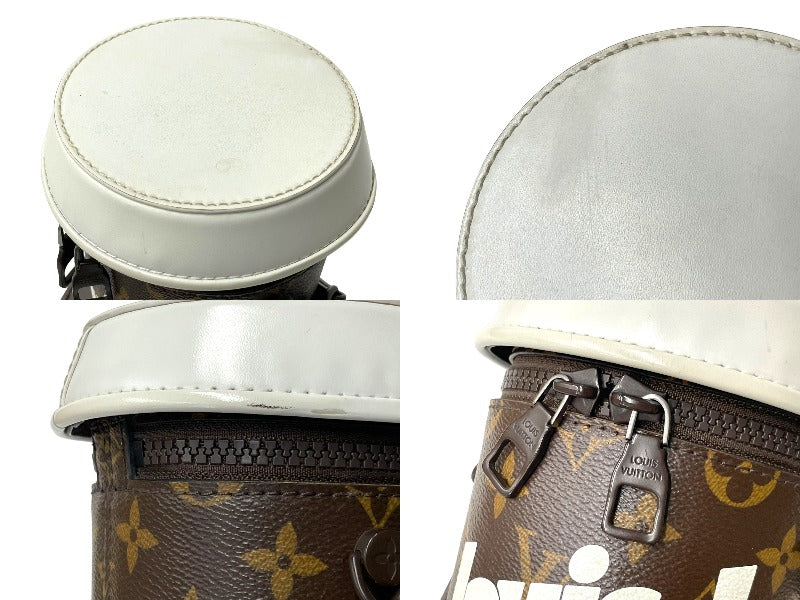 Louis Vuitton ルイヴィトン コーヒーカップ エブリデイLV ショルダーバッグ 2021秋冬 M80812 ブラウン ホワイト 美品 中古 66105