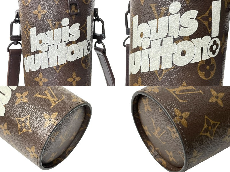 Louis Vuitton ルイヴィトン コーヒーカップ エブリデイLV ショルダーバッグ 2021秋冬 M80812 ブラウン ホワイト 美品 中古 66105