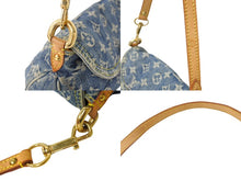 Load image into Gallery viewer, LOUIS VUITTON ルイヴィトン ミニプリーティ ハンドバッグ M95050 モノグラム デニム レザー ゴールド金具 美品 中古 66107