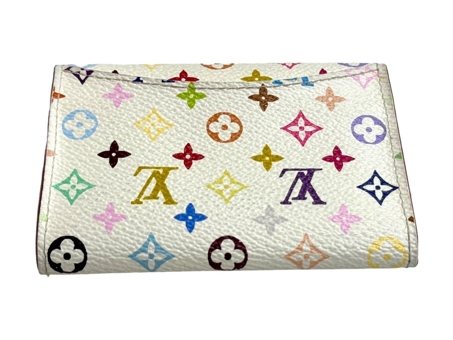 LOUIS VUITTON ルイヴィトン カードケース コインケース ポルトモネ・コージー モノグラム マルチカラー ホワイト M60006 美品  中古 66112 – Casanova Vintage