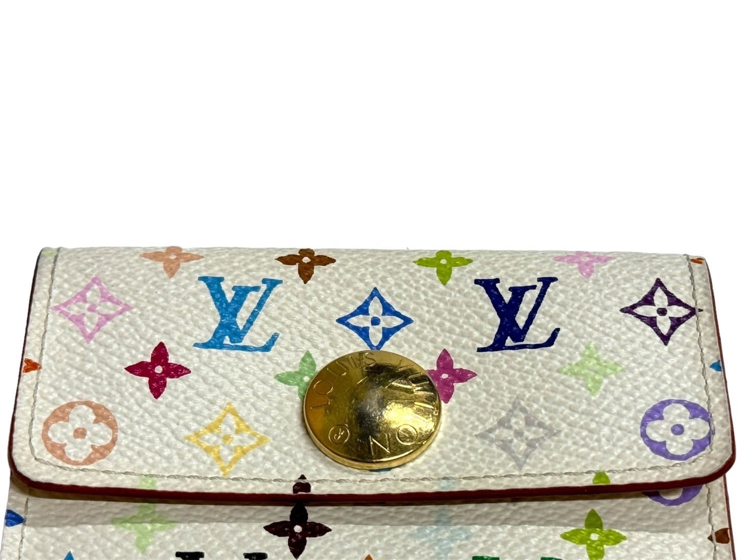 LOUIS VUITTON ルイヴィトン カードケース コインケース ポルトモネ・コージー モノグラム マルチカラー ホワイト M60006 美品  中古 66112 – Casanova Vintage