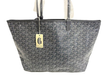 画像をギャラリービューアに読み込む, 新品未使用 GOYARD ゴヤール SAINTLOUIS PM VERT サンルイPM トートバッグ ゴヤールディンキャンバス グレー カーフスキン 66118
