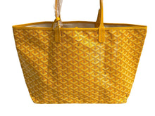 Load image into Gallery viewer, 新品未使用 GOYARD ゴヤール SAINTLOUIS PM VERT サンルイPM トートバッグ ゴヤールディンキャンバス イエロー カーフスキン 66119