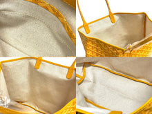 Load image into Gallery viewer, 新品未使用 GOYARD ゴヤール SAINTLOUIS PM VERT サンルイPM トートバッグ ゴヤールディンキャンバス イエロー カーフスキン 66119