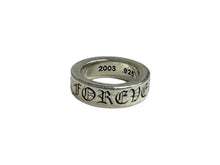 Load image into Gallery viewer, CHROME HEARTS クロムハーツ 6mm スペーサーフォーエバーリング 指輪 サイズ8号 重量9.6g シルバー925 2003 刻印 美品 中古 66137
