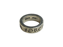 Load image into Gallery viewer, CHROME HEARTS クロムハーツ 6mm スペーサーフォーエバーリング 指輪 サイズ8号 重量9.6g シルバー925 2003 刻印 美品 中古 66137
