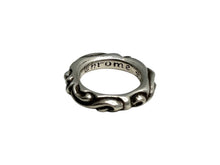 Load image into Gallery viewer, CHROME HEARTS クロムハーツ スクロールバンド リング 指輪 サイズ16.5号 重量9.3g シルバ−925 1994 刻印 美品 中古 66140