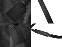 画像をギャラリービューアに読み込む, 極美品 LouisVuitton ルイヴィトン キーポルバンドリエール45 M40569 モノグラムエクリプスキャンバス レザー 中古 66150