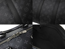 画像をギャラリービューアに読み込む, 極美品 LouisVuitton ルイヴィトン キーポルバンドリエール45 M40569 モノグラムエクリプスキャンバス レザー 中古 66150