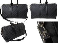 Load image into Gallery viewer, 極美品 LOUIS VUITTON ルイヴィトン キーポル バンドリエール45 ボストンバッグ ダミエグラフィット N41418 中古 66151