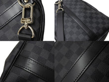 Load image into Gallery viewer, 極美品 LOUIS VUITTON ルイヴィトン キーポル バンドリエール45 ボストンバッグ ダミエグラフィット N41418 中古 66151