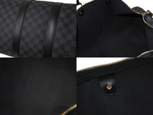 Load image into Gallery viewer, 極美品 LOUIS VUITTON ルイヴィトン キーポル バンドリエール45 ボストンバッグ ダミエグラフィット N41418 中古 66151