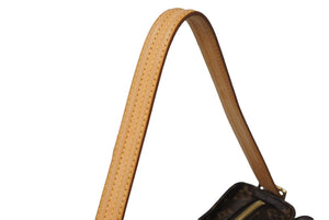 極美品 LOUIS VUITTON ルイヴィトン ヴィバシテMM ハンドバッグ ワンショルダーバッグ M51164 モノグラム PVC ブラウン 中古 66153