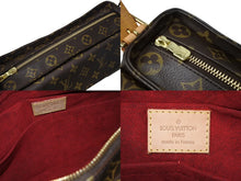 Load image into Gallery viewer, 極美品 LOUIS VUITTON ルイヴィトン ヴィバシテMM ハンドバッグ ワンショルダーバッグ M51164 モノグラム PVC ブラウン 中古 66153