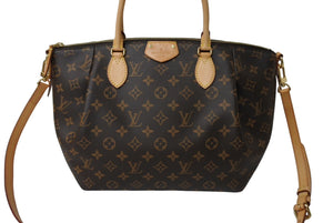 LOUIS VUITTON ルイヴィトン チュレンMM M48814 ハンドバッグ モノグラム ゴールド金具 美品 中古 66166