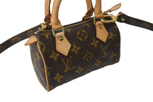 画像をギャラリービューアに読み込む, LouisVuitton ルイヴィトン ミニスピーディ ハンドバッグ モノグラム M41534 コーティングキャンバス ブラウン 美品 中古 66168