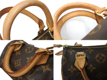 画像をギャラリービューアに読み込む, LouisVuitton ルイヴィトン ミニスピーディ ハンドバッグ モノグラム M41534 コーティングキャンバス ブラウン 美品 中古 66168