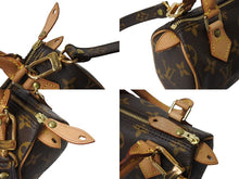 画像をギャラリービューアに読み込む, LouisVuitton ルイヴィトン ミニスピーディ ハンドバッグ モノグラム M41534 コーティングキャンバス ブラウン 美品 中古 66168