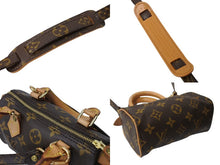 画像をギャラリービューアに読み込む, LouisVuitton ルイヴィトン ミニスピーディ ハンドバッグ モノグラム M41534 コーティングキャンバス ブラウン 美品 中古 66168