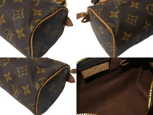 画像をギャラリービューアに読み込む, LouisVuitton ルイヴィトン ミニスピーディ ハンドバッグ モノグラム M41534 コーティングキャンバス ブラウン 美品 中古 66168