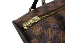 画像をギャラリービューアに読み込む, LOUIS VUITTON ルイヴィトン パピヨンPM 26 ハンドバック ダミエ N51304 筒型 ドラム型 エベヌ ブラウン 美品 中古 66169