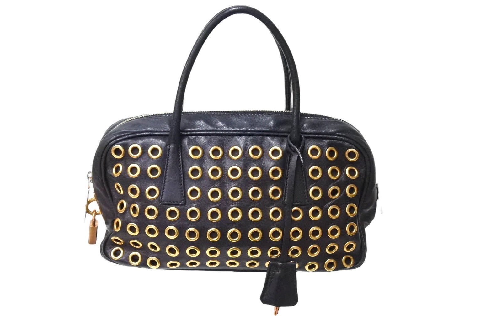 PRADA プラダ　スタッズバッグ 楽天市場】PRADA プラダ スタッズ トートバッグ 2WAY ショルダーバッグ