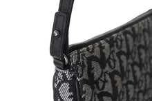 Load image into Gallery viewer, ChristianDior クリスチャンディオール サドルポーチ ワンショルダーバッグ トロッター MC 1013 ネイビー 美品 中古 66179