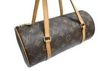 Load image into Gallery viewer, LOUIS VUITTON ルイヴィトン ハンドバック パピヨン30 GM 筒型 モノグラム M51385 ゴールド金具 ブラウン 美品 中古 66180