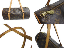 Load image into Gallery viewer, LOUIS VUITTON ルイヴィトン ハンドバック パピヨン30 GM 筒型 モノグラム M51385 ゴールド金具 ブラウン 美品 中古 66180