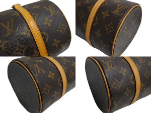 LOUIS VUITTON ルイヴィトン ハンドバック パピヨン30 GM 筒型 モノグラム M51385 ゴールド金具 ブラウン 美品 中古 66180