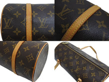 Load image into Gallery viewer, LOUIS VUITTON ルイヴィトン ハンドバック パピヨン30 GM 筒型 モノグラム M51385 ゴールド金具 ブラウン 美品 中古 66180