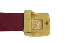 画像をギャラリービューアに読み込む, LOUIS VUITTON ルイヴィトン ベルト サンチュール キャレ M9682 モノグラムマルチカラー PVC ロゴ 村上隆 90/35 美品 中古 66188
