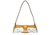 Load image into Gallery viewer, LOUIS VUITTON ルイヴィトン バッグ シャーリー 村上隆 モノグラムマルチカラー ホワイト M40049 ゴールド金具 美品 中古 66193