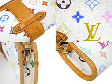 Load image into Gallery viewer, LOUIS VUITTON ルイヴィトン バッグ シャーリー 村上隆 モノグラムマルチカラー ホワイト M40049 ゴールド金具 美品 中古 66193