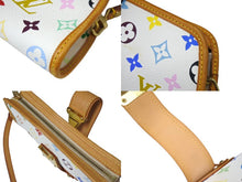 Load image into Gallery viewer, LOUIS VUITTON ルイヴィトン バッグ シャーリー 村上隆 モノグラムマルチカラー ホワイト M40049 ゴールド金具 美品 中古 66193